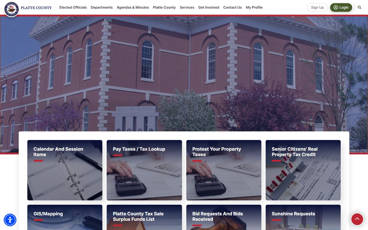 Platte County court records county government access