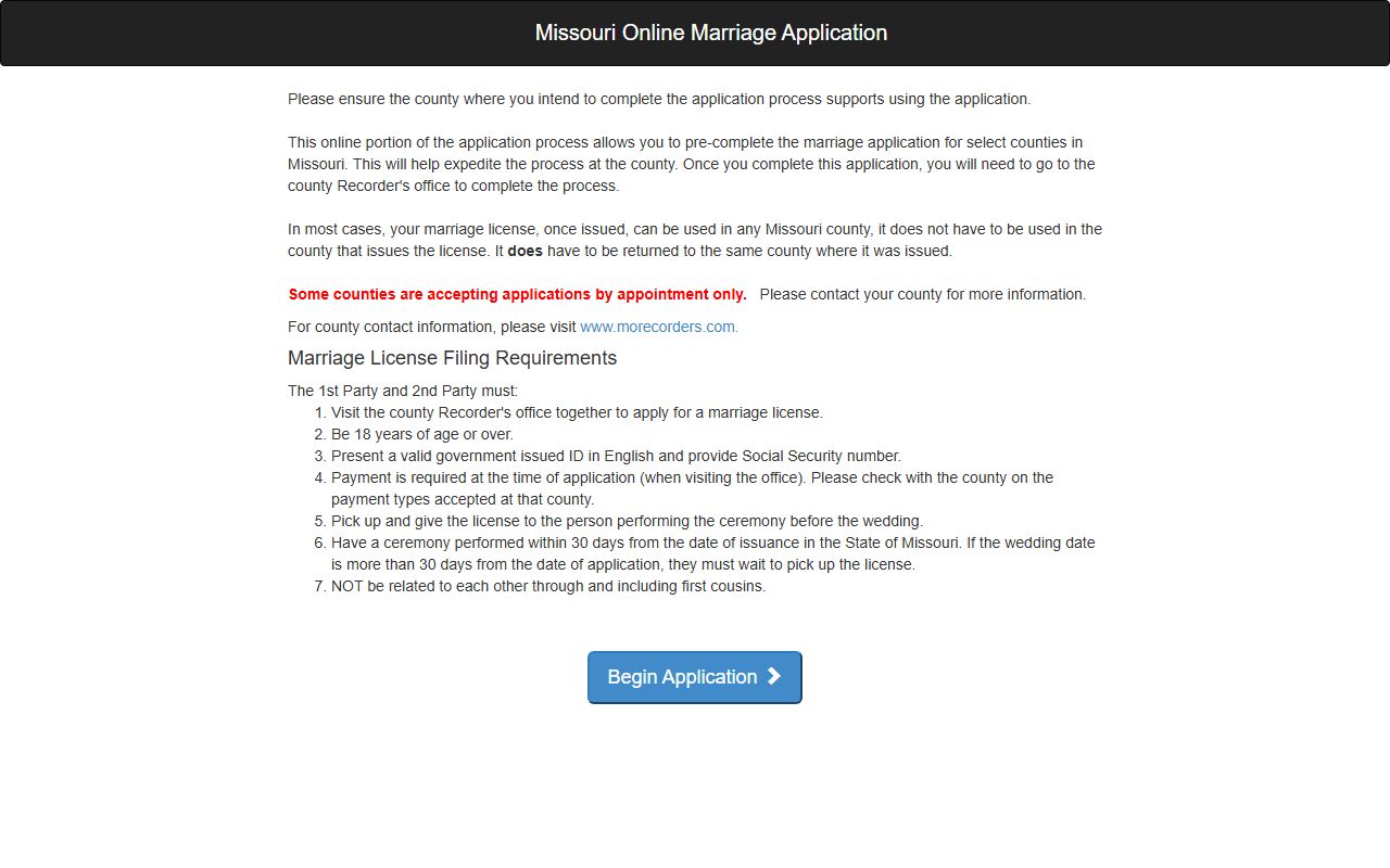 Platte County marriage divorce records online marriage application